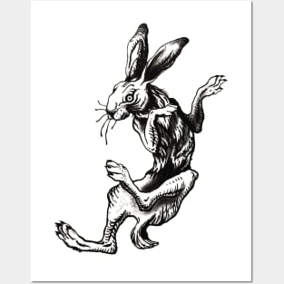 Running Hare Posters and Art